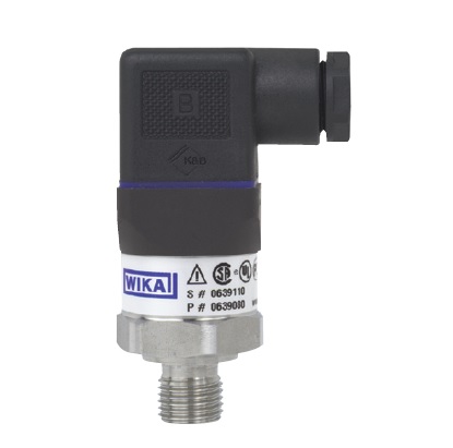 Product: Electronic Pressure Transmitter 0 to 1500 PSI, 0.5 to 4.5 Volt, Brand: WIKA, Model: A-10 - Smarter Controllers